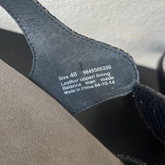 Dansko Sonnet Shimmer Black/Bronze Sandal Size 40 - Picture 5 of 5